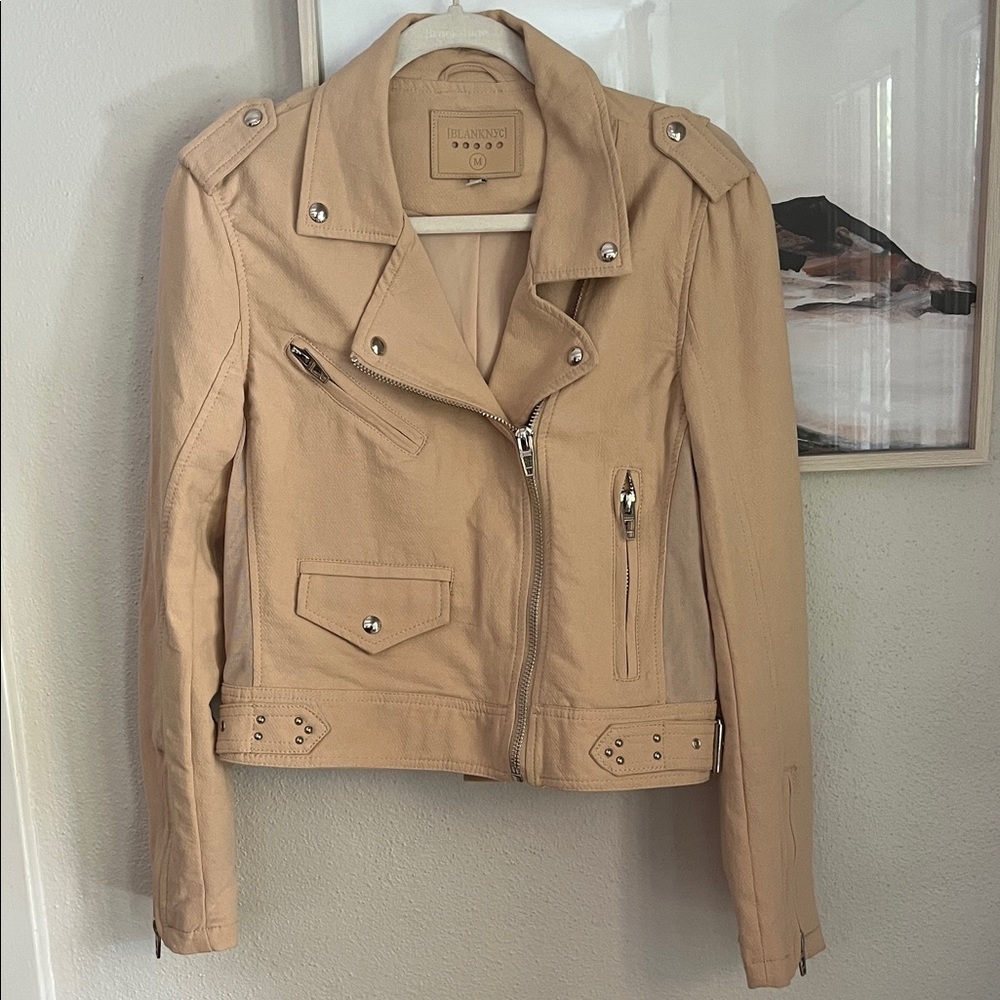 Blanknyc cotton moto jacket